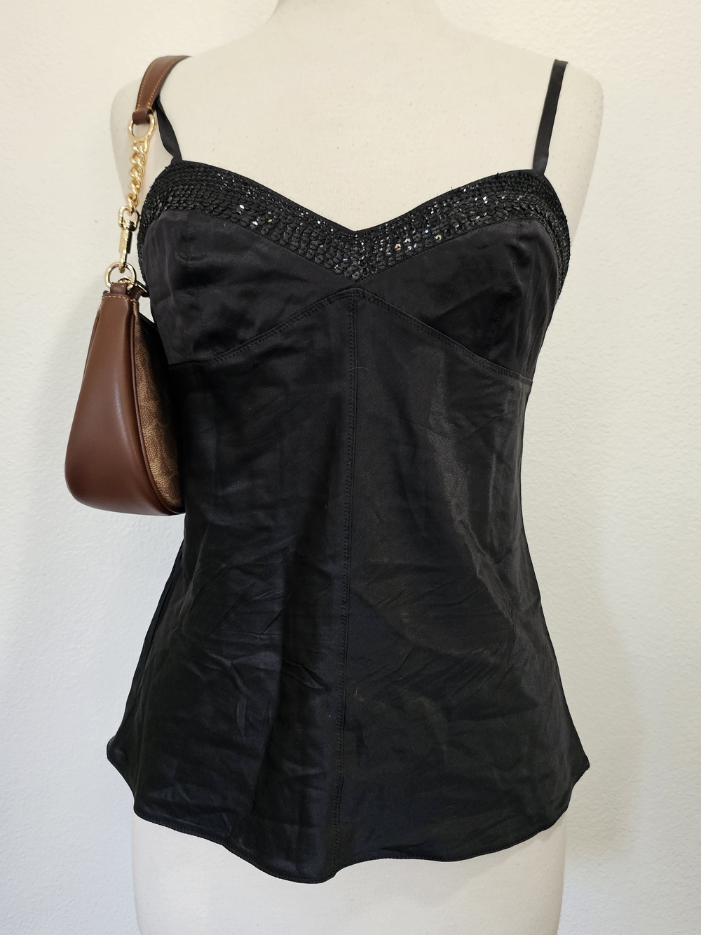 Y2K Black Tank Top